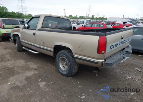 1993 Chevrolet Gmt-400 C1500 из США, поврежденный, VIN 1GCEC14K8PE124478